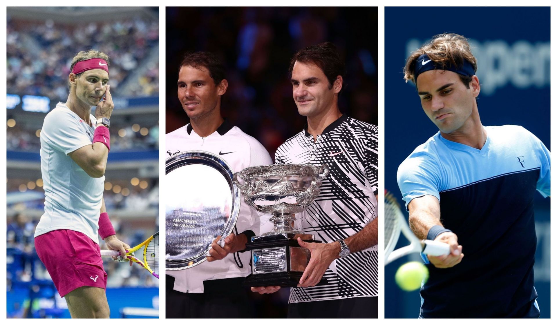 Roger Federer and Rafael Nadal