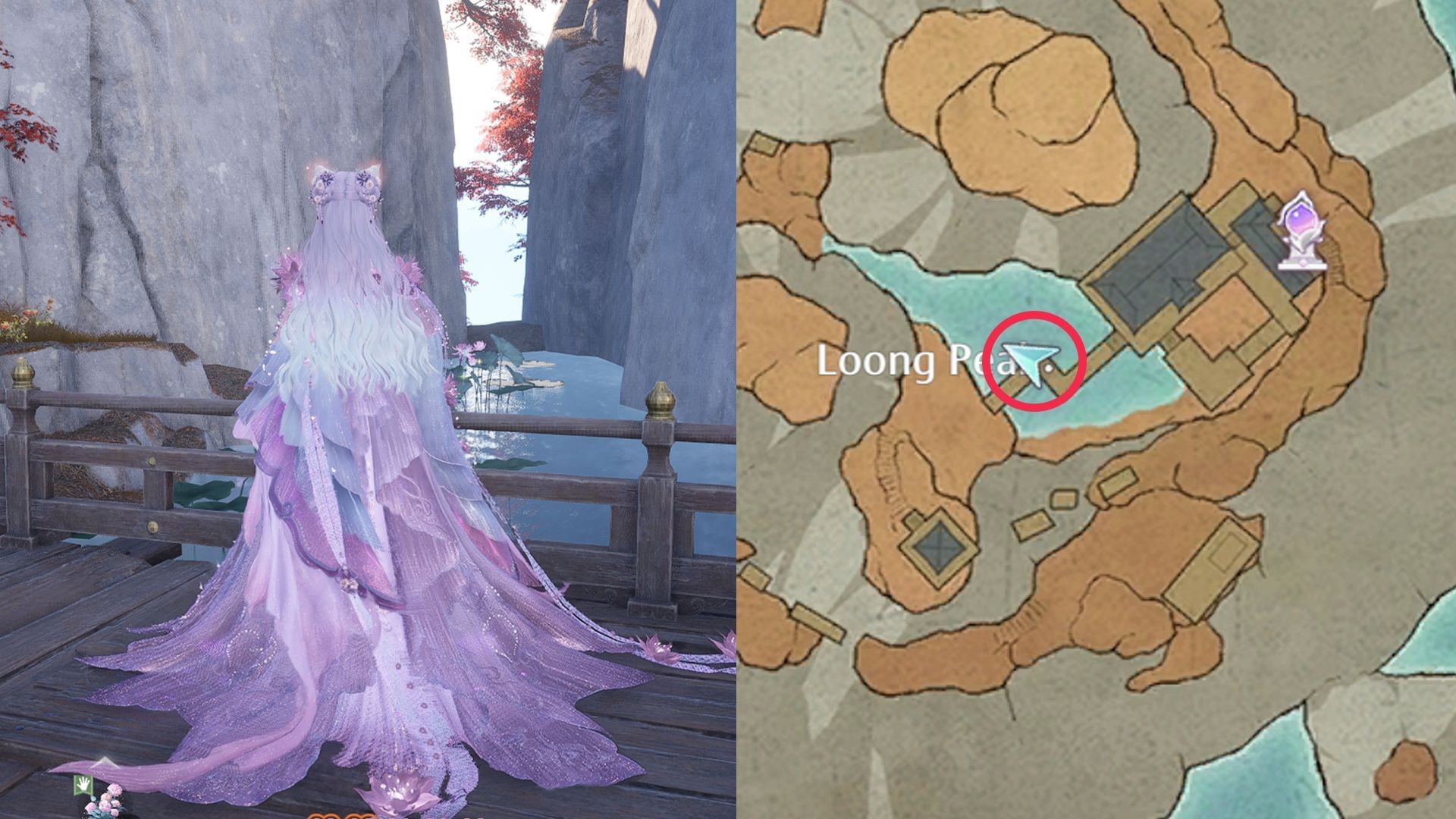 Location of the photo spot (Image via Sportskeeda Gaming/Infold Games)