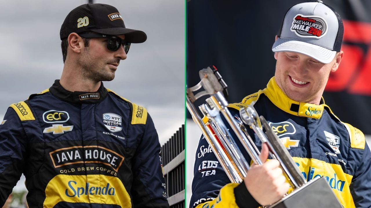 Alexander Rossi and Christian Rasmussen | Image via Getty and X (@ECRIndy)