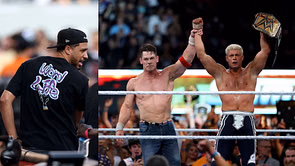 Tyrese Haliburton left stranded as John Cena steals Pacers star's crutches in stunning WWE SummerSlam moment