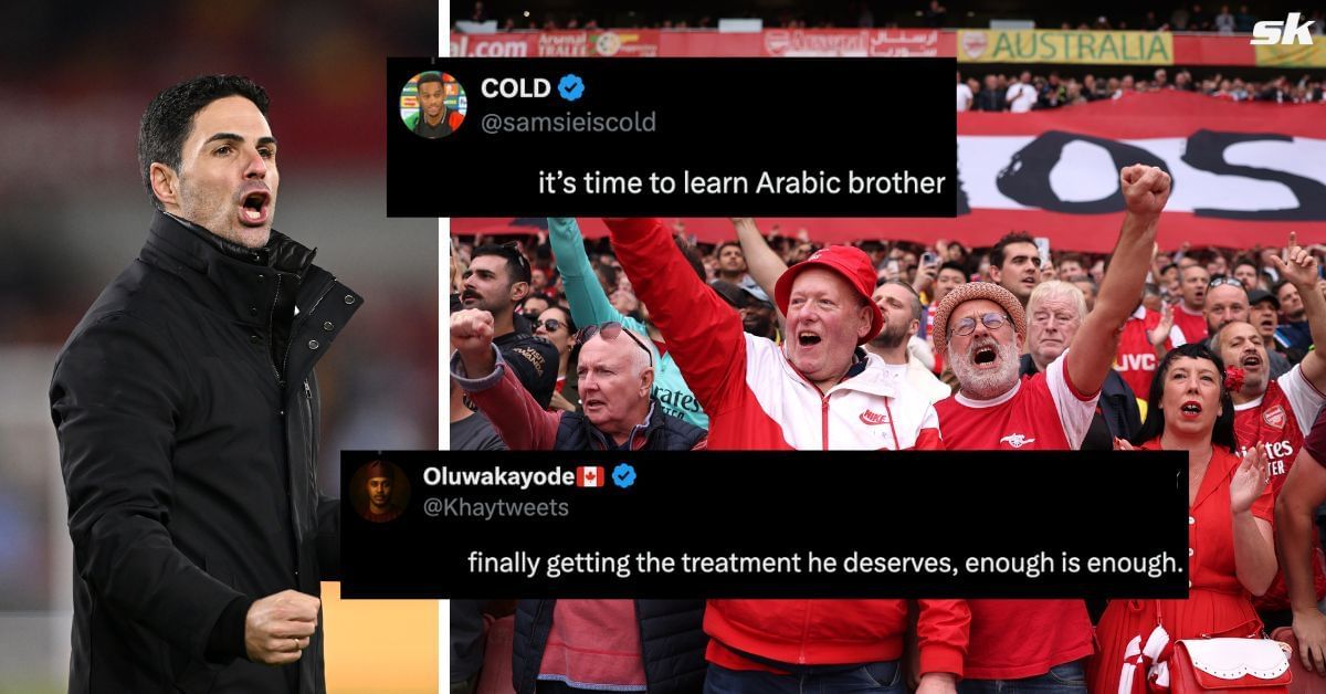 Arsenal fans were happy with Gabriel Martinelli being dropped from their starting line-up vs Leeds United