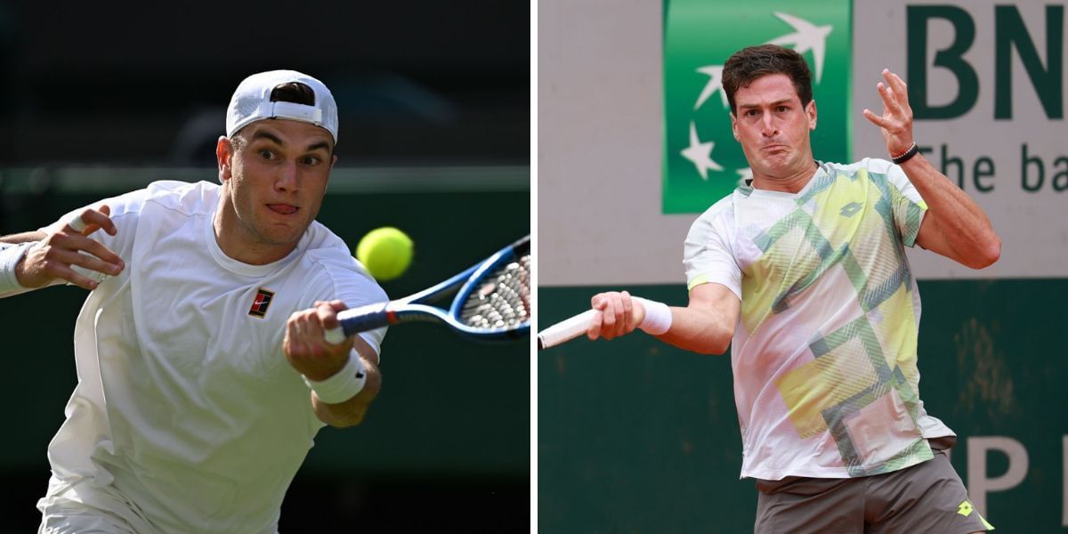 Jack Draper (L) vs Federico Agustin Gomez (R) preview, (Source: Getty Images)