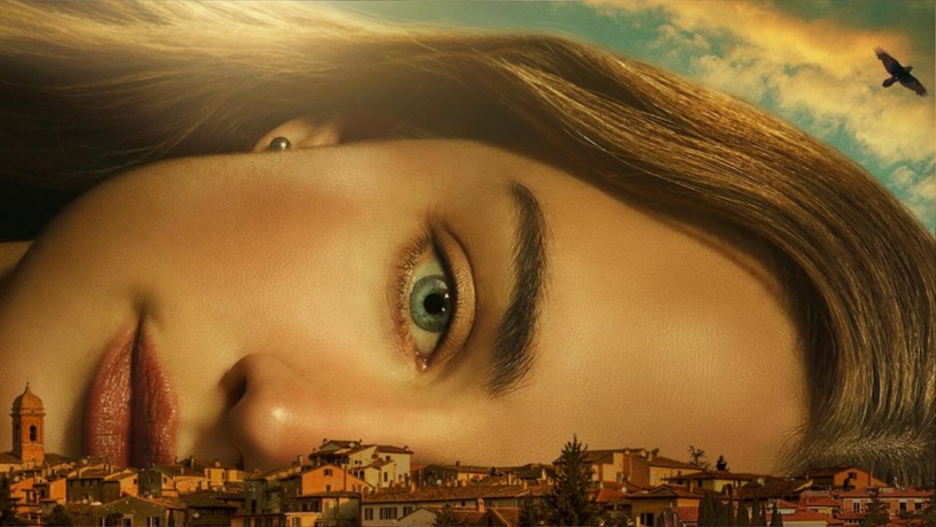 A poster from The Twisted Tale of Amanda Knox (Image via Hulu)