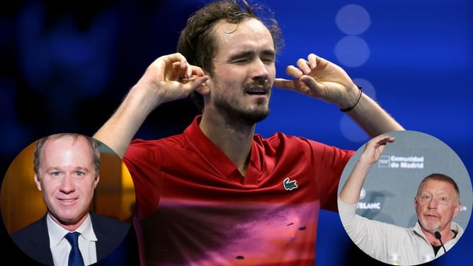 "Daniil Medvedev needs professional help" - Boris Becker, John McEnroe's brother Patrick make frustrations clear after Russian's US Open 'meltdown'