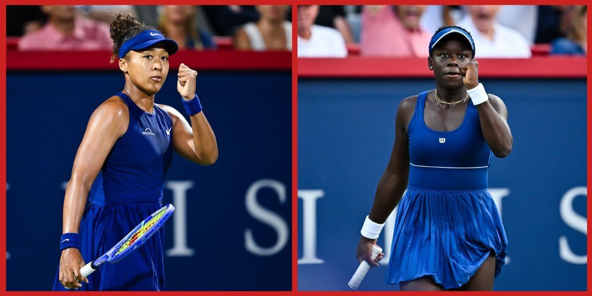 Naomi Osaka and Victoria Mboko (Source: Getty)