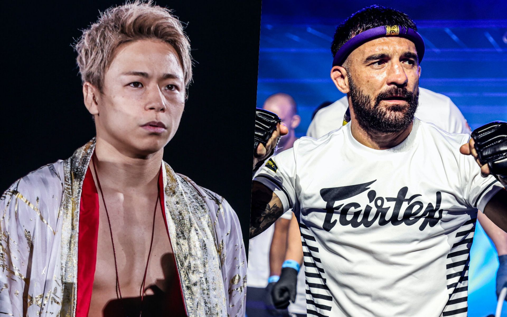 Takeru (L) and Denis Puric (R) | Photo by ONE Championship