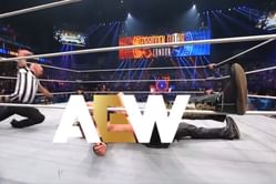 Chaotic end to AEW World Championship Match; Top Stars badly busted open