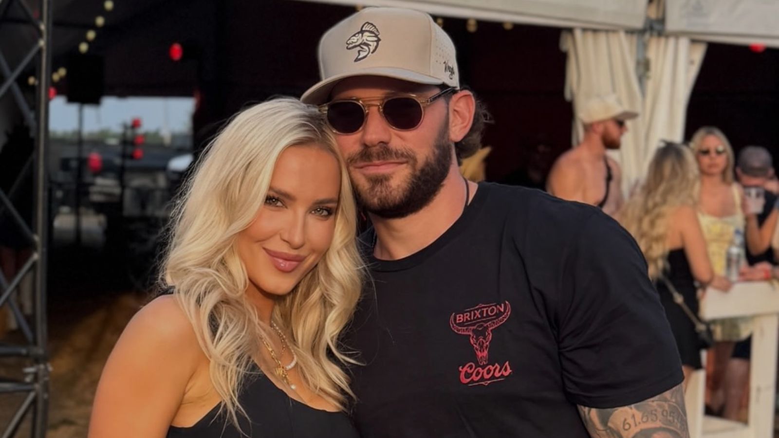 Tyler Seguin and wife Kate enjoy "parents night out" at Boots and Hearts festival in Ontario