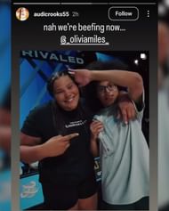 Audi Crooks playfully retaliates as Olivia Miles teases her at Unrivaled 2025 Summit. (Image via @audiocrooks55)