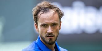 PICTURE: Daniil Medvedev performs bizarre act to cool himself down during shocking Cincinnati Open 2R loss