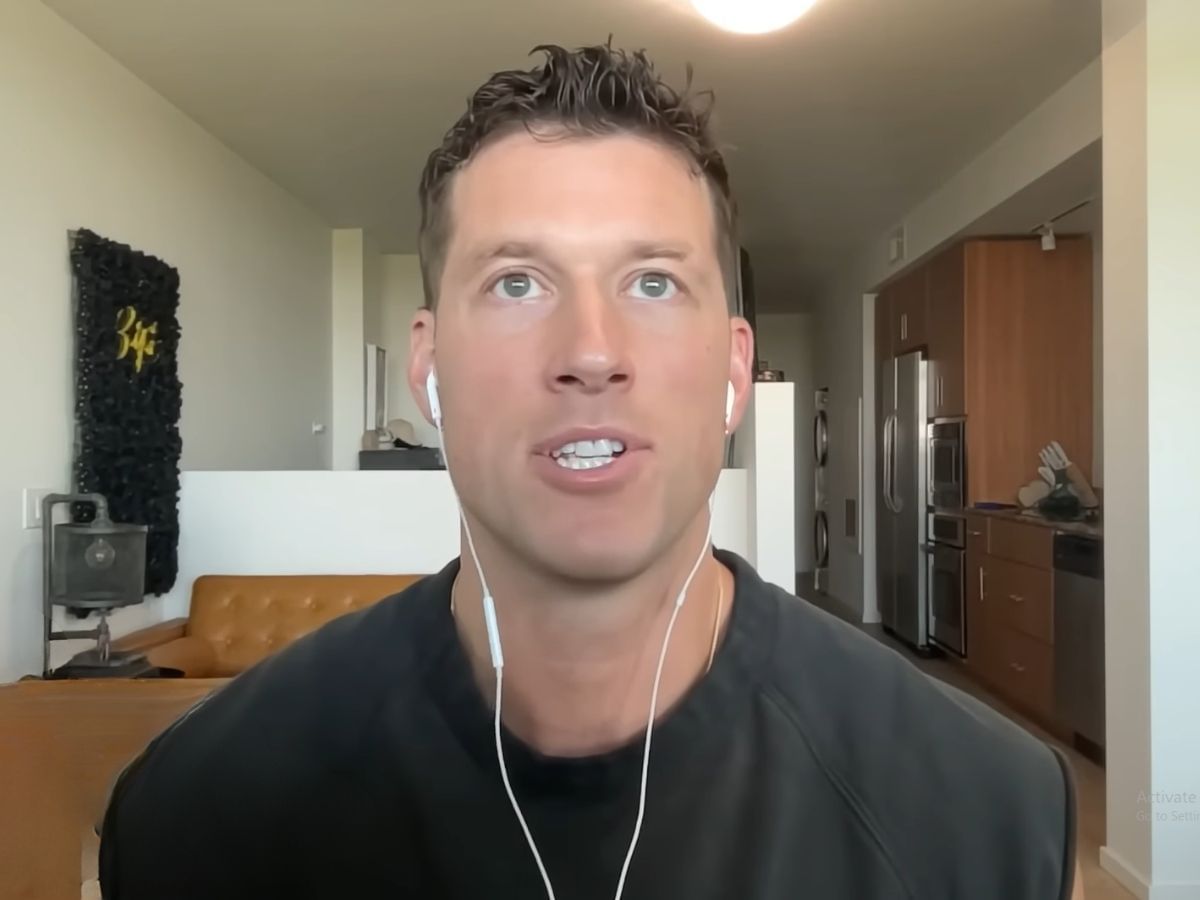 Clayton Echard on The Viall Files podcast (Image via Youtbe/@viallfiles)