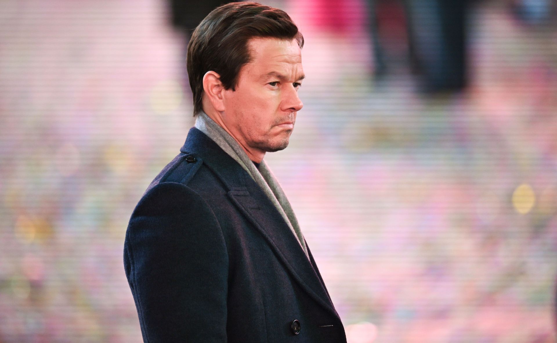 Mark Wahlberg on the set of Play Dirty (Image Via Getty)