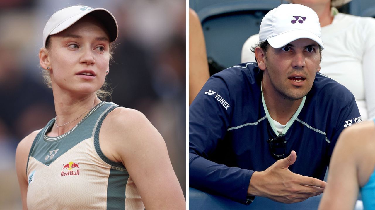 Elena Rybakina, Stefano Vukov - Image Source: Getty
