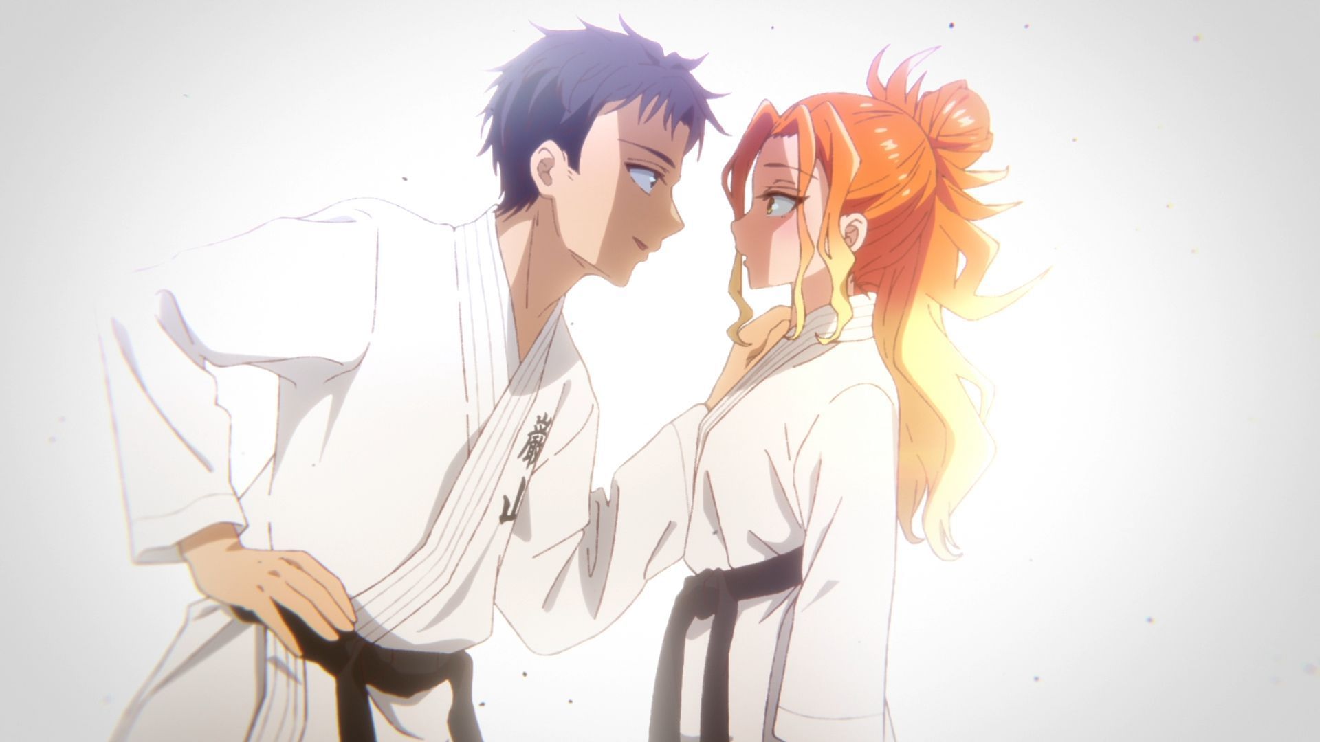Hayato Tatsumi and Niko Mikadono as seen in Dealing with Mikadono Sisters Is a Breeze (Image via P.A. Works)