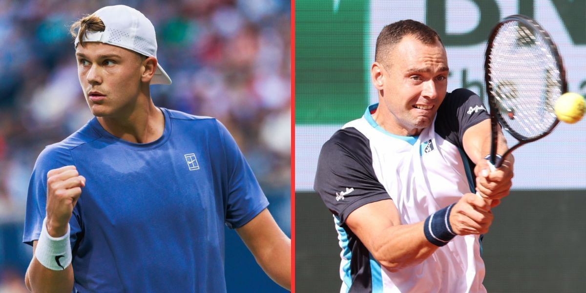 Holger Rune (L) and Roman Safiullin (R) (Image Source: Getty)