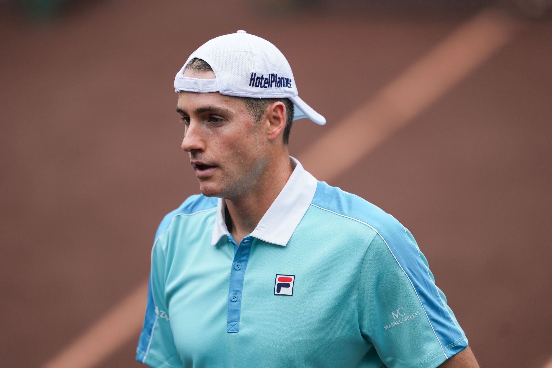 Isner at the U.S. Men&#039;s Clay Court Championship - Day 6 - Source: Getty