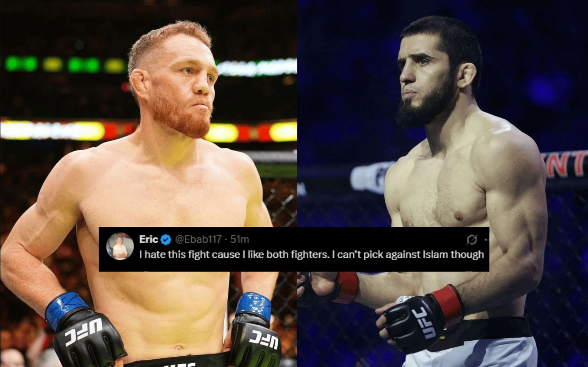 Fans react to Dana White announcing Jack Della Maddalena vs. Islam Makhachev. [Images courtesy: Getty]