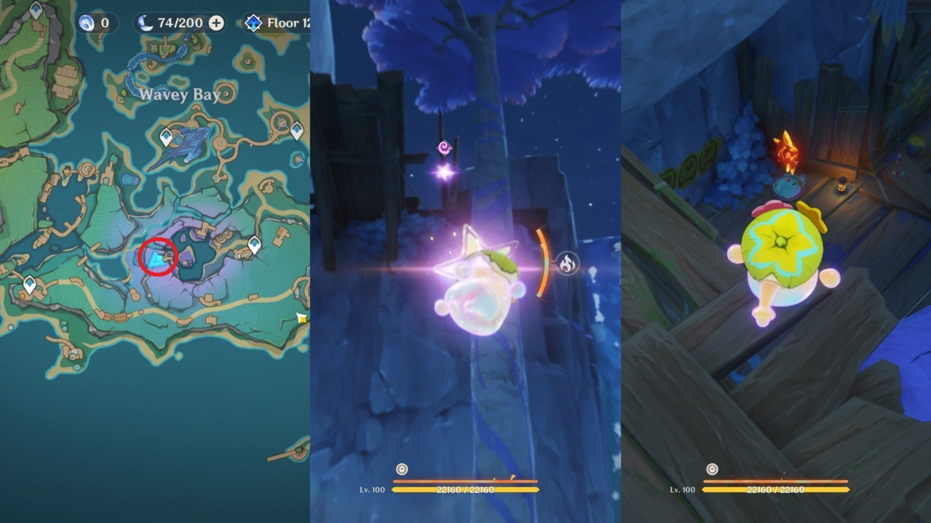 Inside a secret room near the waterfall (Image via HoYoverse)