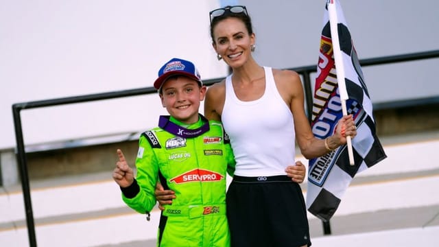Brexton Busch shares adorable video of trying to sign mother Samantha  Busch's forehead to practice his autographs