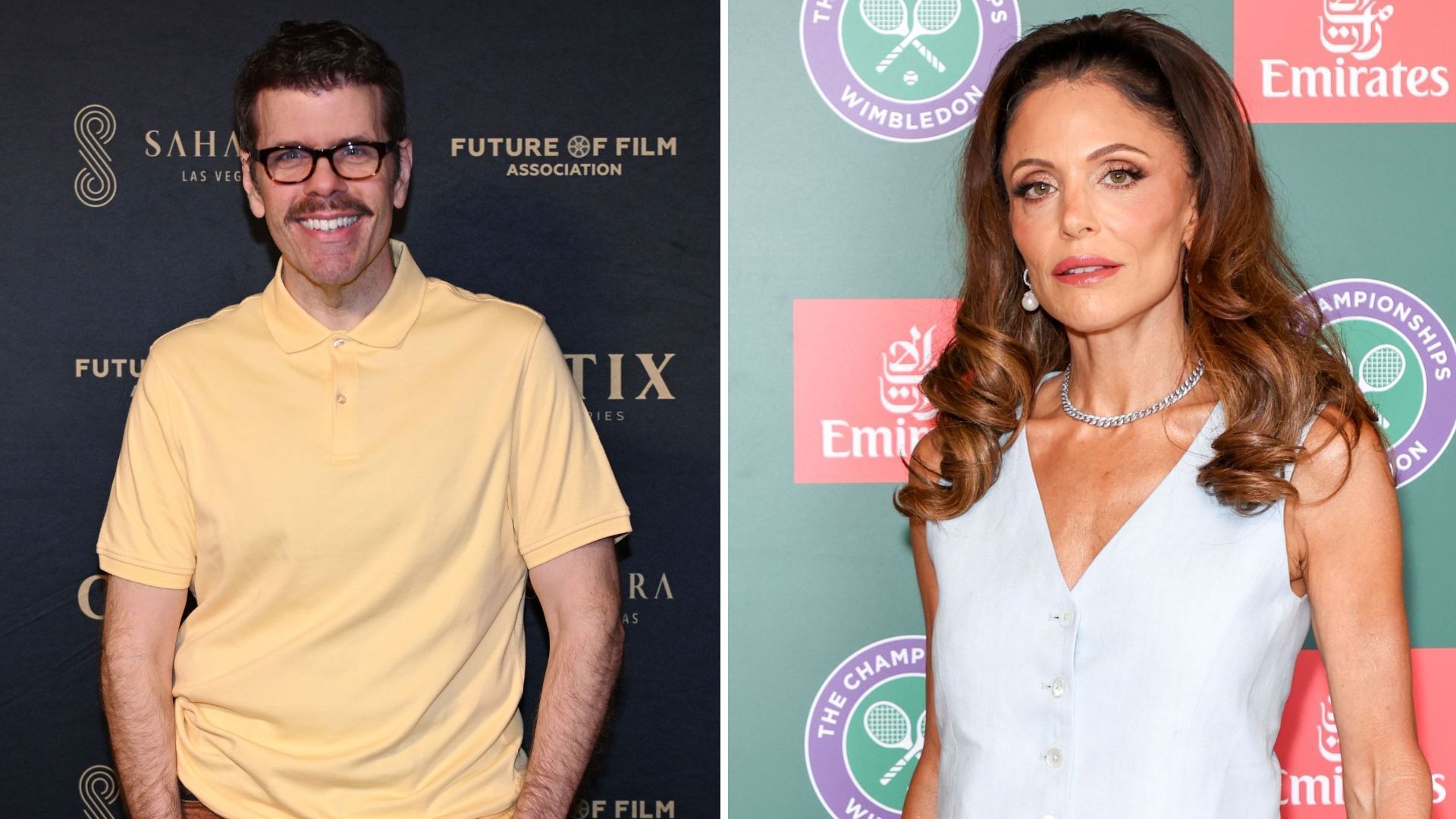 Perez Hilton and Bethenny Frankel (Image via Getty)