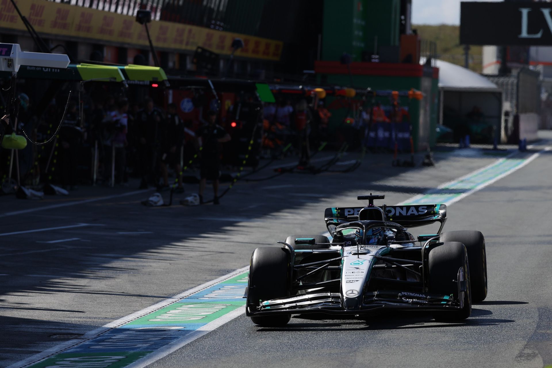George Russell of Great Britain driving the (63) Mercedes AMG Petronas F1 Team - Source: Getty