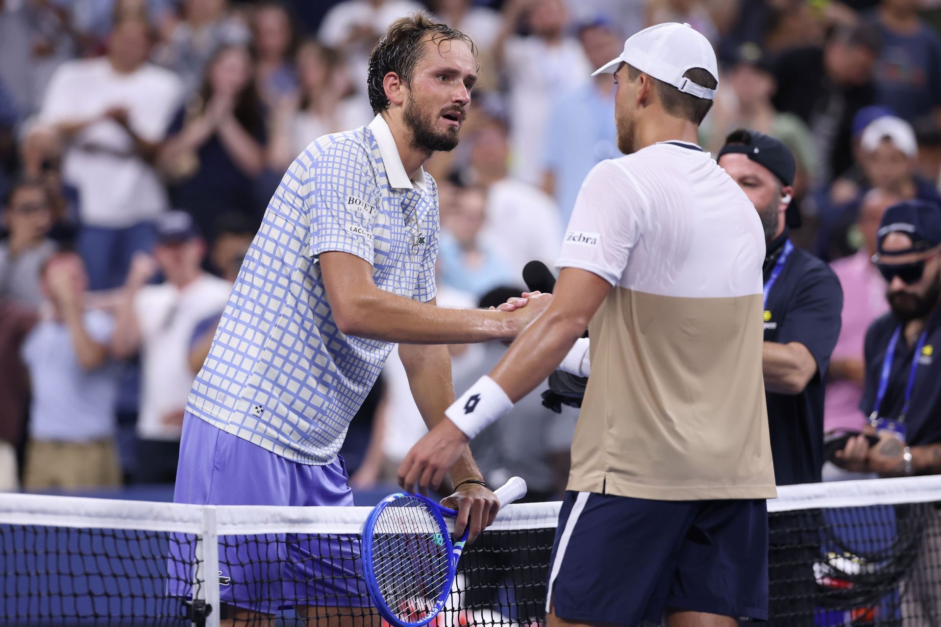 Daniil Medvedev and Benjamin Bonzi - Source: Getty
