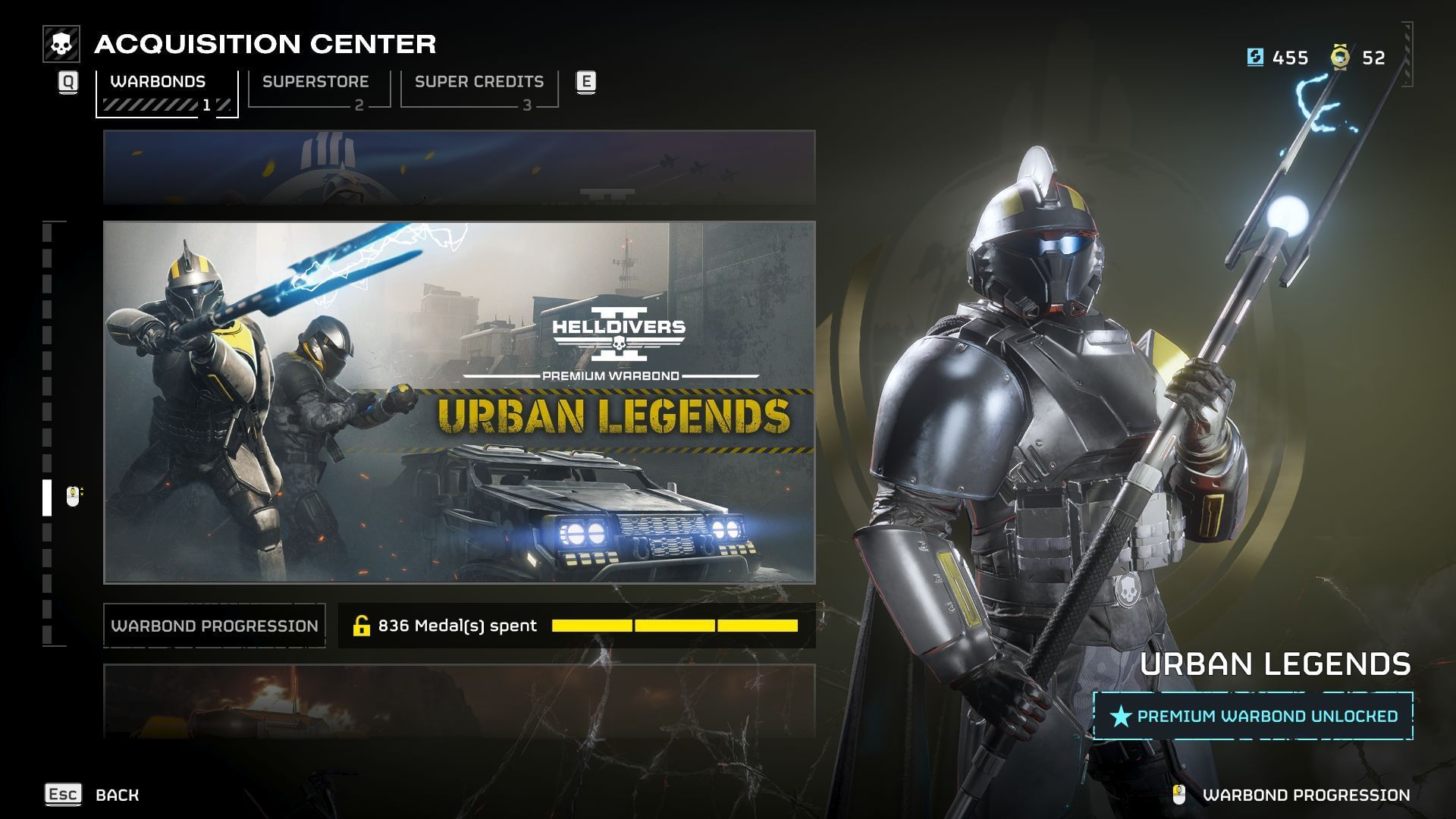 Use Medals to unlock items from Warbonds (Image via Sony | Sportskeeda Gaming)