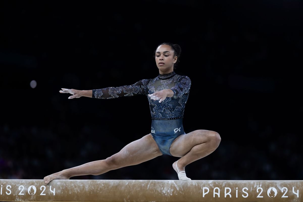 "It wasn't easy to come back" - Hezly Rivera opens up on first senior all-around title at US Championships after bumpy elite return