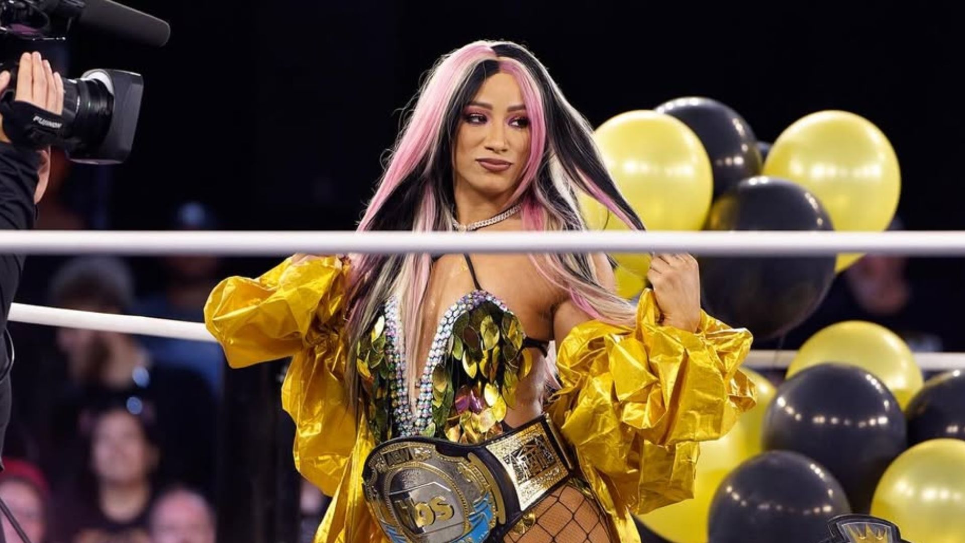 The AEW TBS Champion Mercedes Mon&eacute; (Image via Mon&eacute;