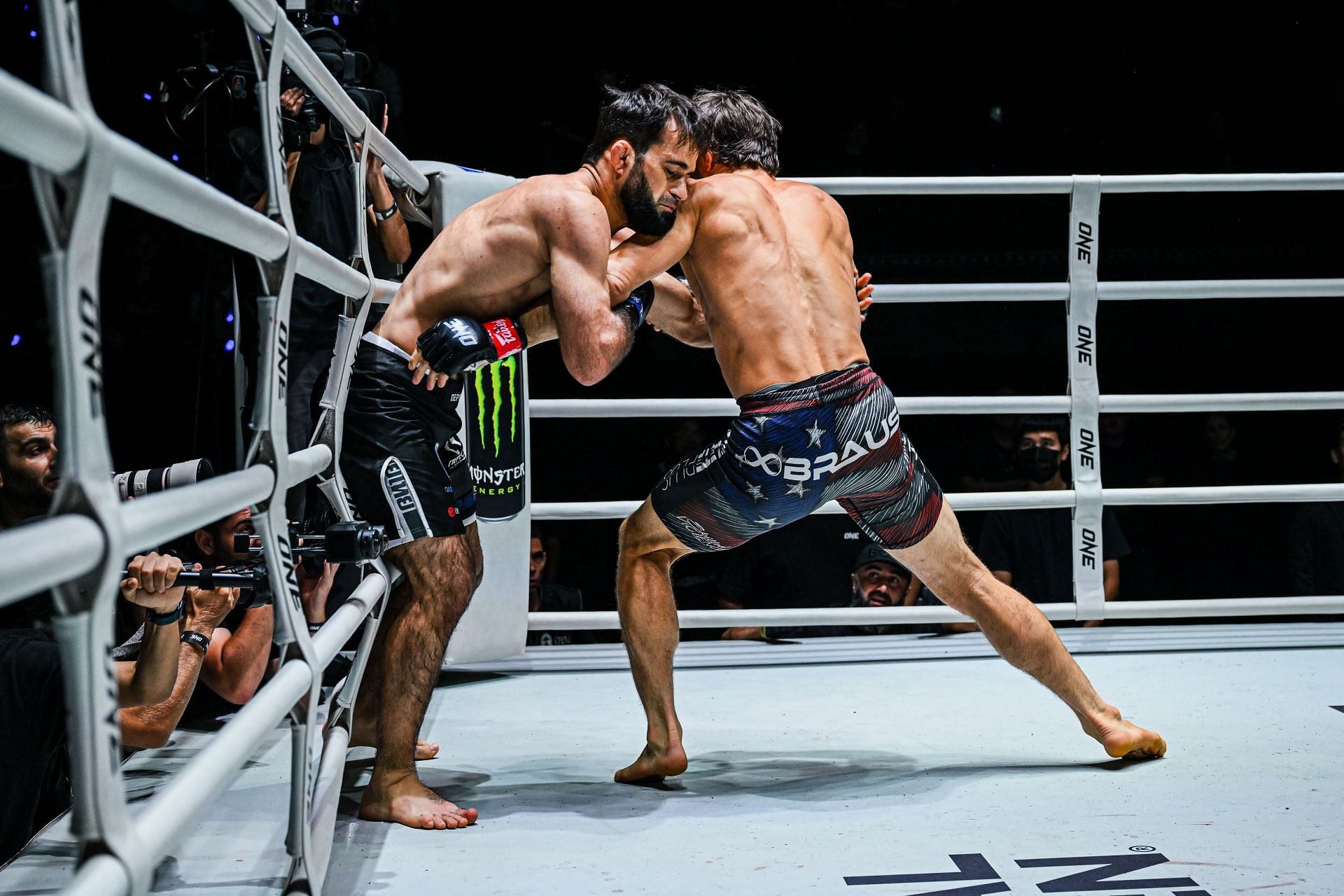 Shamil Gasanov says he worked extensively on staving off submissions in recent match. -- Photo by ONE Championship