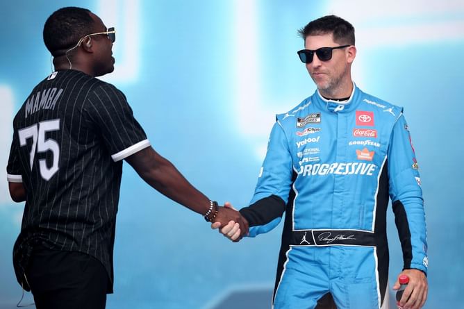 "I'm down": Denny Hamlin challenged by Mamba Smith for debate following Daytona snub