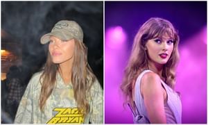 Nick Bosa's GF Lauren Maenner drops 1-word reaction to Taylor Swift’s eye-catching cover for ‘The Life of a Showgirl’ album