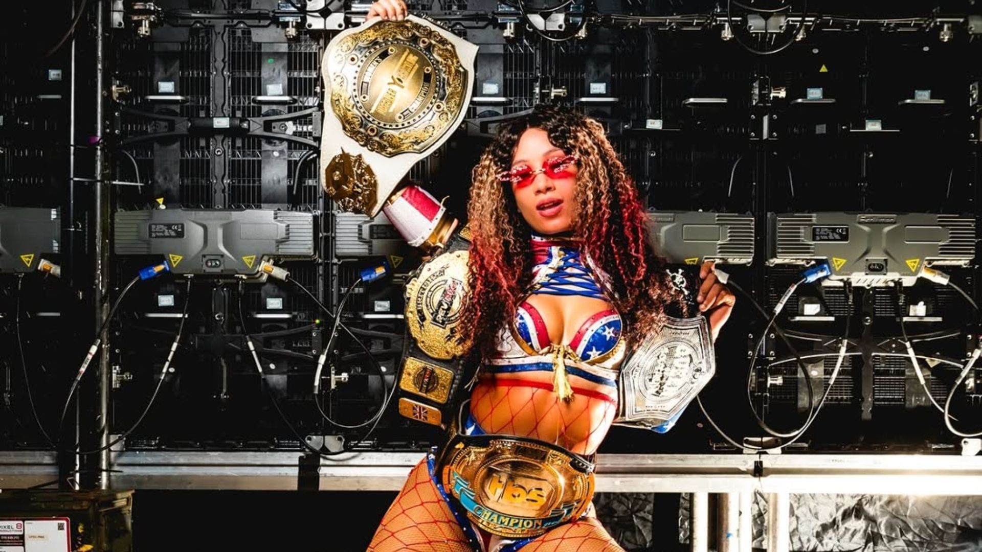 The AEW TBS Champion Mercedes Mon&eacute; (Image via Mon&eacute;