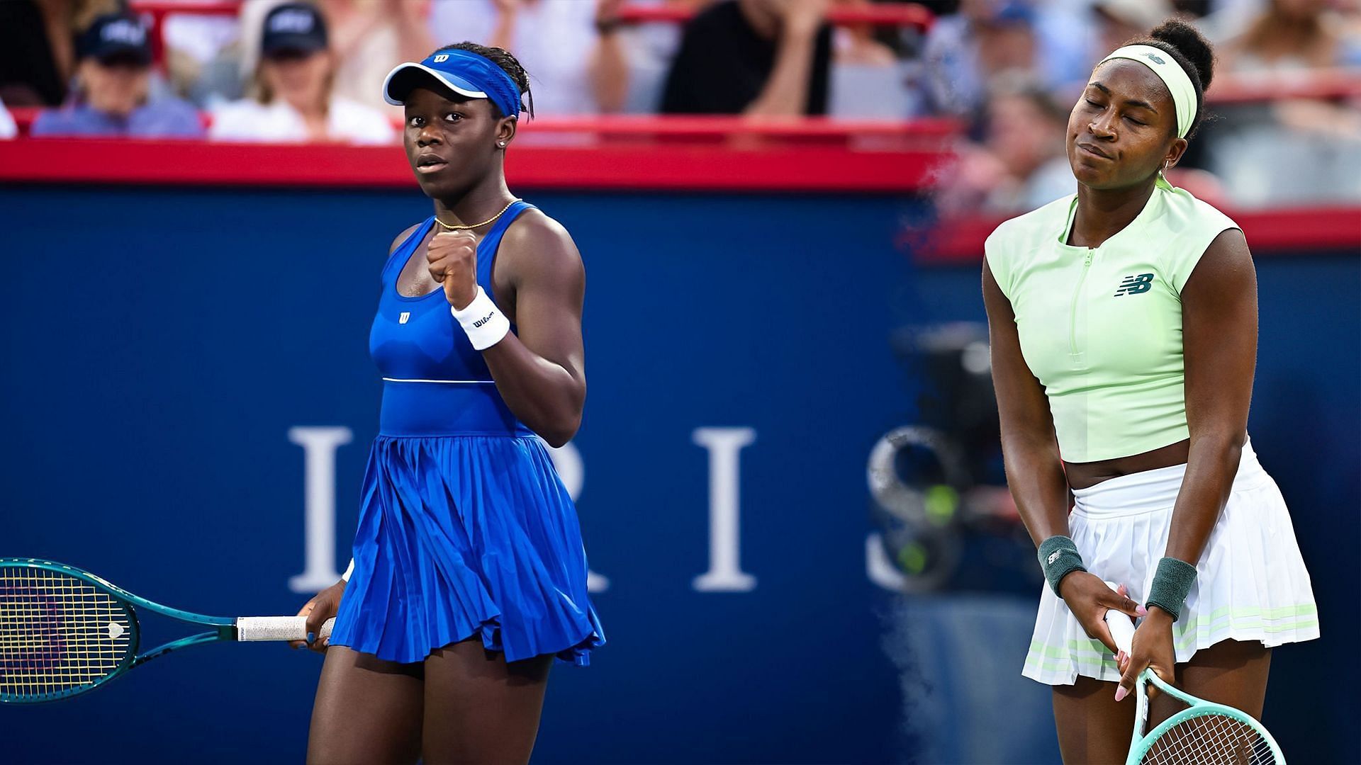 Victoria Mboko (L) Coco Gauff (R) | Getty