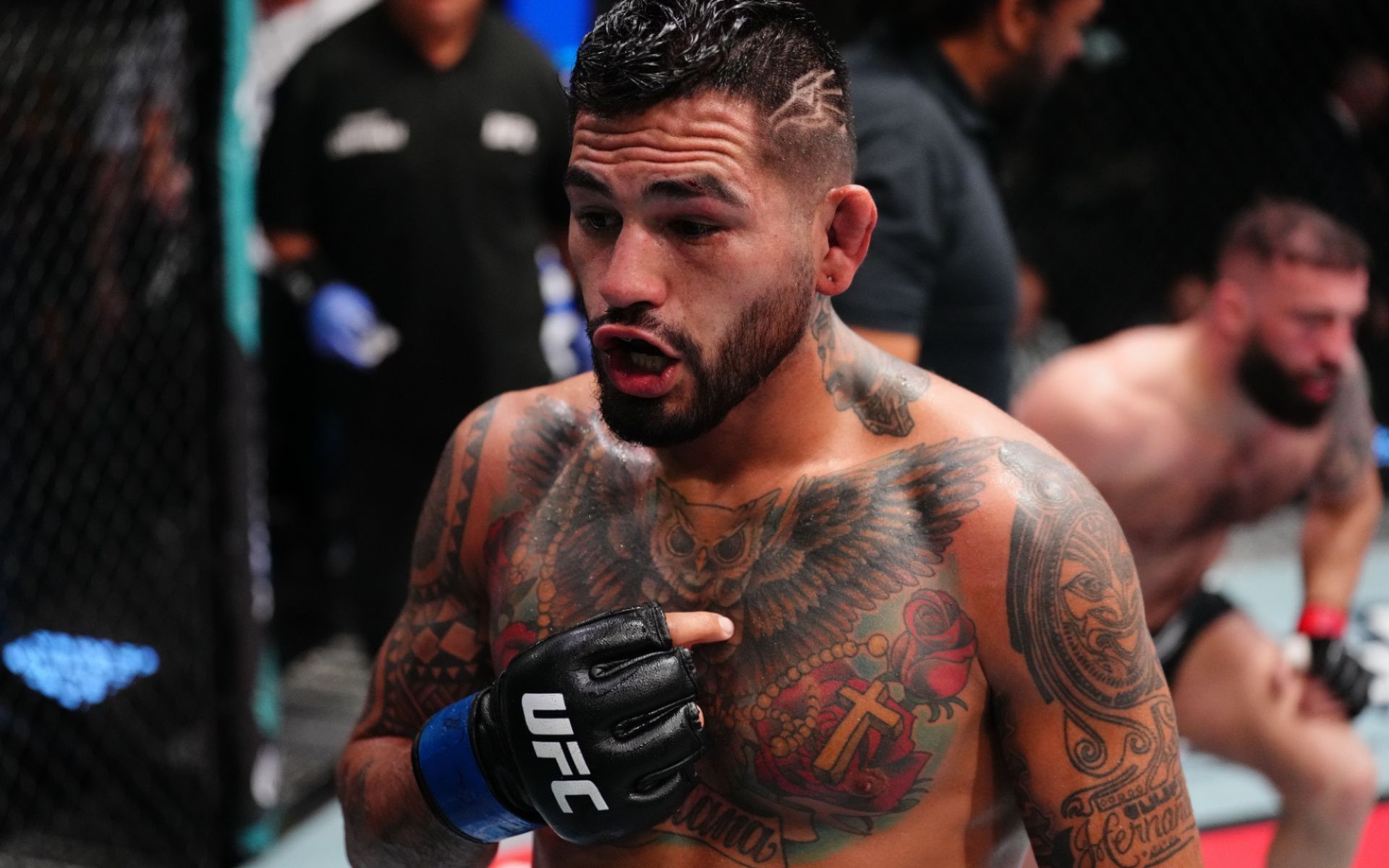 Anthony Hernandez breaks record at UFC Vegas 109. [Image courtesy: Getty]