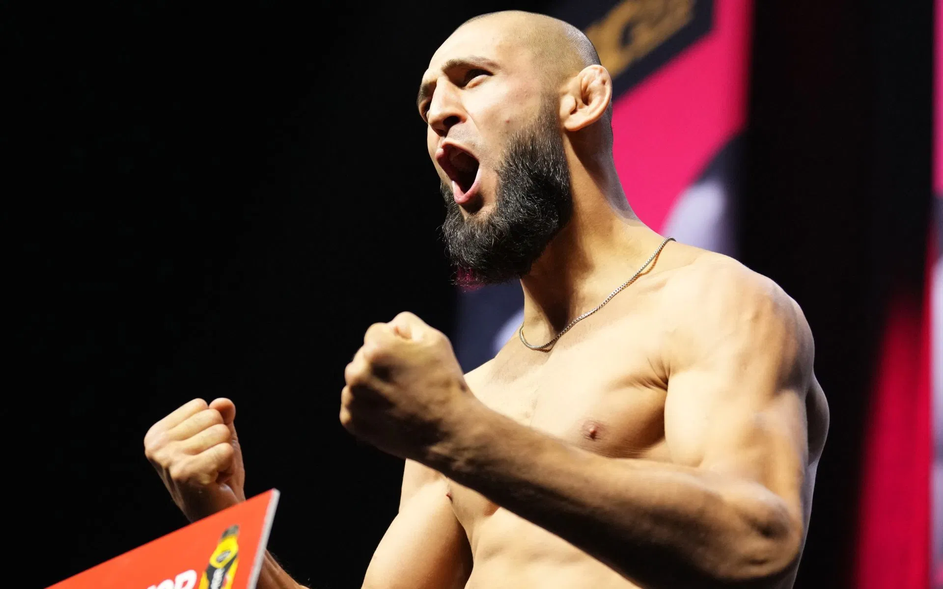 Khamzat Chimaev will take on Dricus du Plessis at UFC 319. [Image courtesy: Getty]