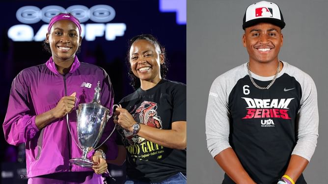 "Hard af" - Coco Gauff and mom Candi send encouraging messages to her brother Codey as he continues making strides in baseball journey