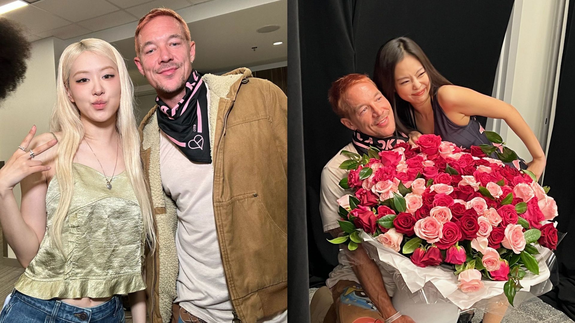 Diplo at BLACKPINK&rsquo;s DEADLINE tour (Images via X/@diplo)