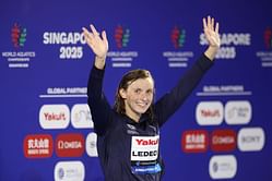 Katie Ledecky makes her feelings known after successful run at World Aquatics Championships