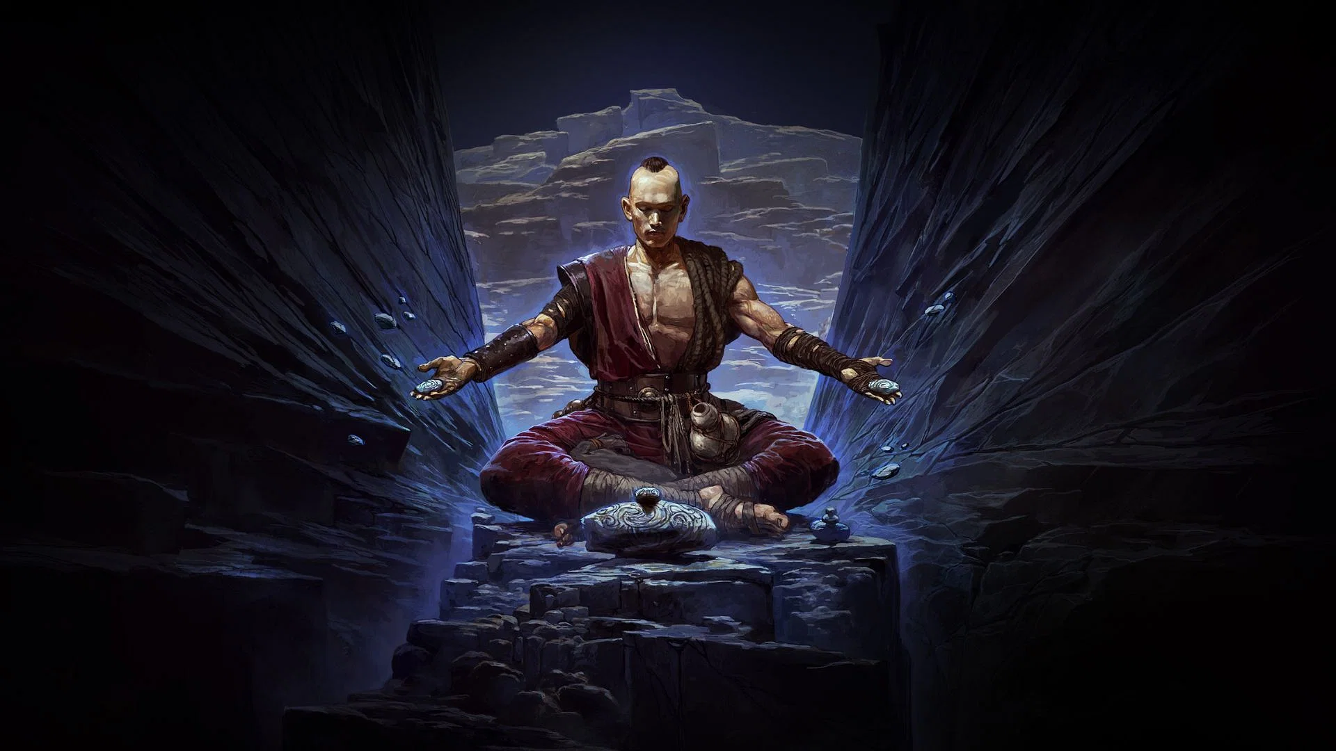 Monk key art in PoE 2 (Image via Grinding Gear Games)