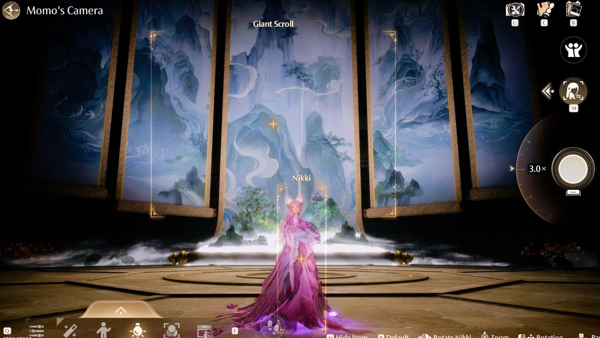 Snap Nikki with the Giant Scroll (Image via Sportskeeda Gaming/Infold Games)