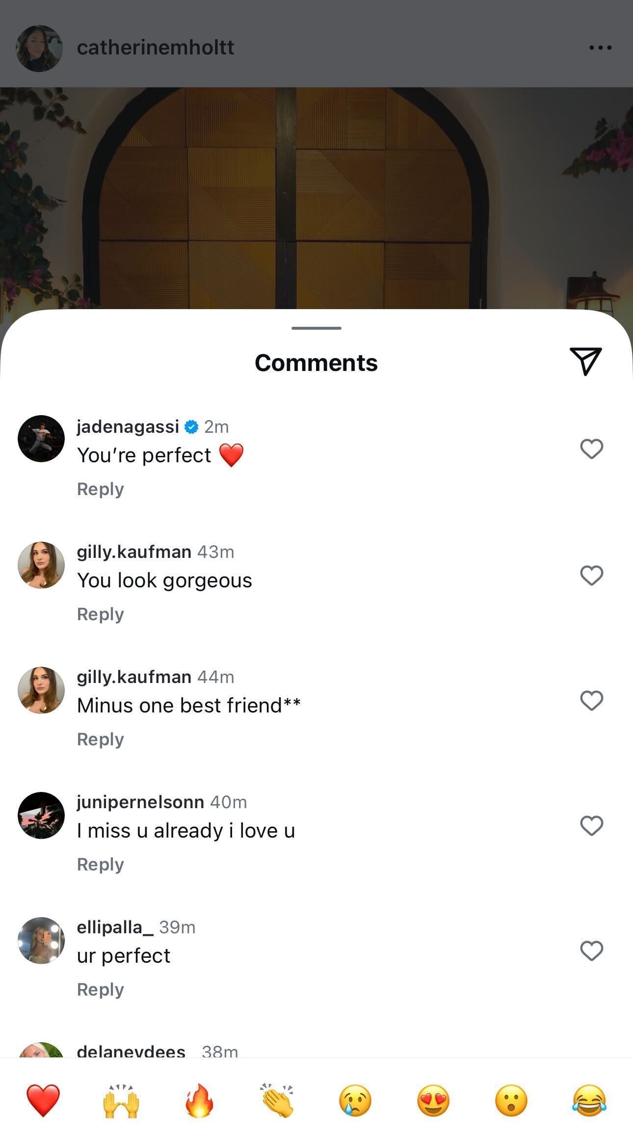 Comments section