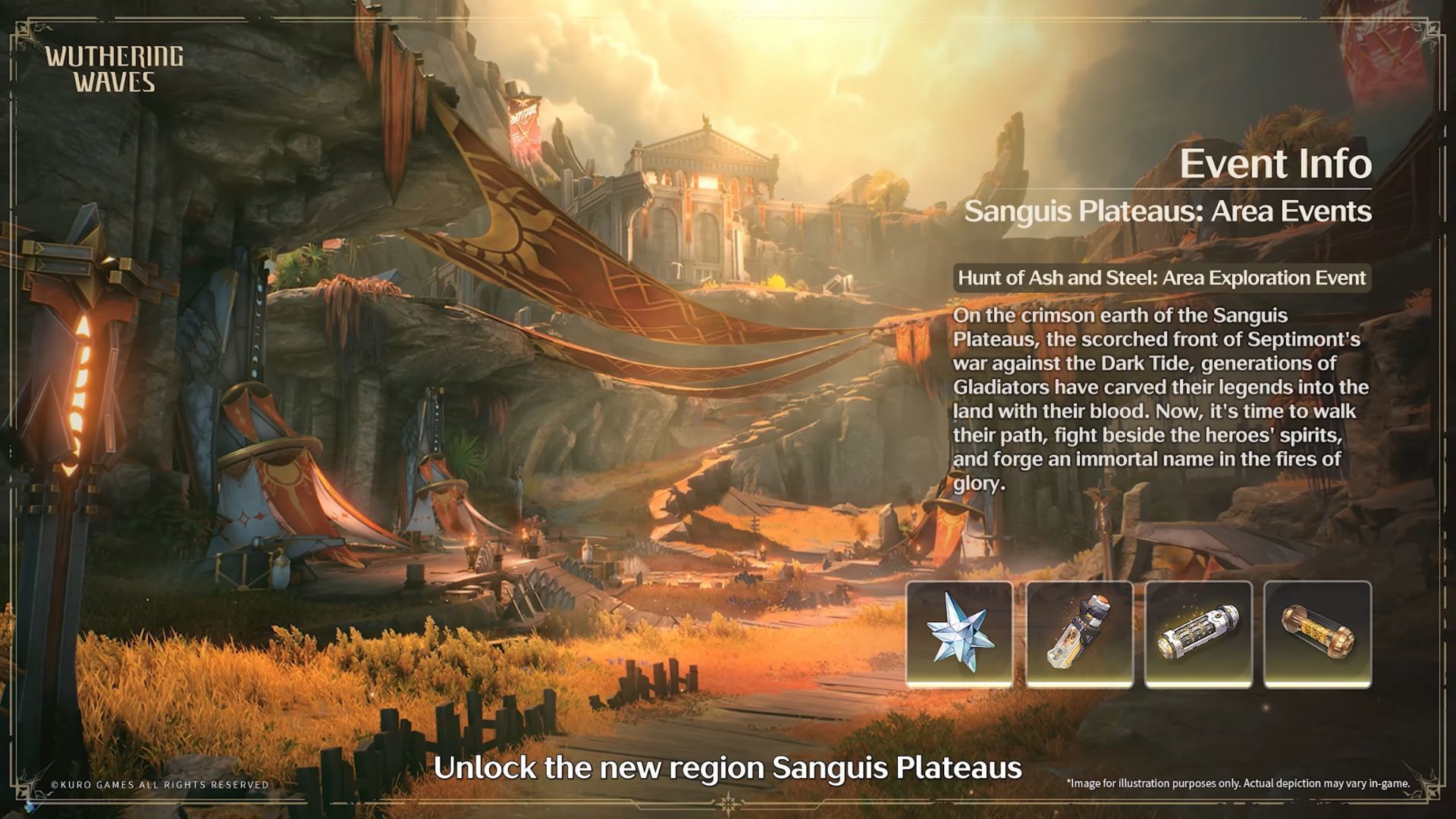 An upcoming event (Image via Kuro Games)