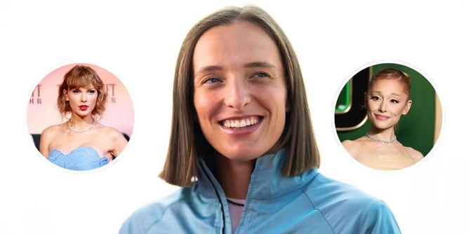 Iga Swiatek jokingly takes credit for inspiring Taylor Swift's surprise album announcement after her Ariana Grande admission at Cincinnati Open