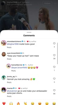 Ayan Broomfield and Amanda Anisimova's comments on Frances Tiafoe's interview with Hannah Berner ahead of the 2025 US Open (Source: Instagram/hannahberner)