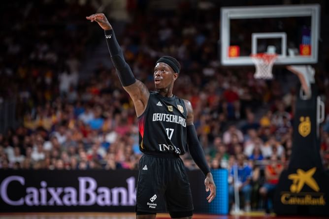 “Should feel deeply embarrassed”: Dennis Schroder's wife brutally blasts Lithuanian fans as Germany star suffers vile racist abuse at EuroBasket