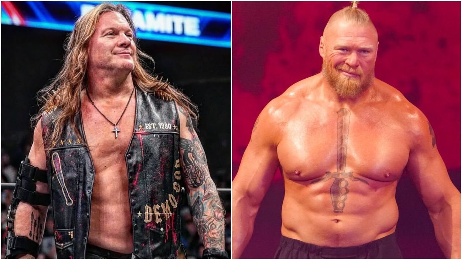 Chris Jericho and Brock Lesnar