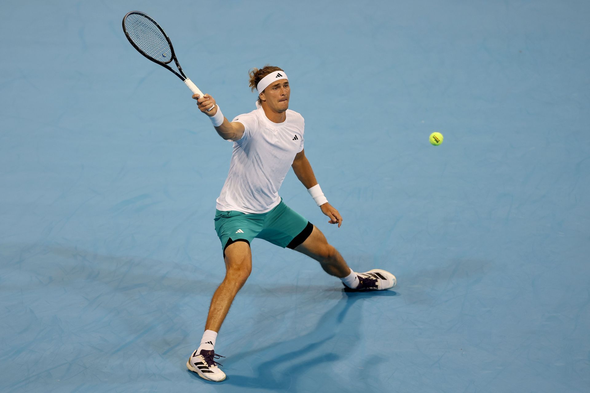 In Picture: Zverev in action (Getty)