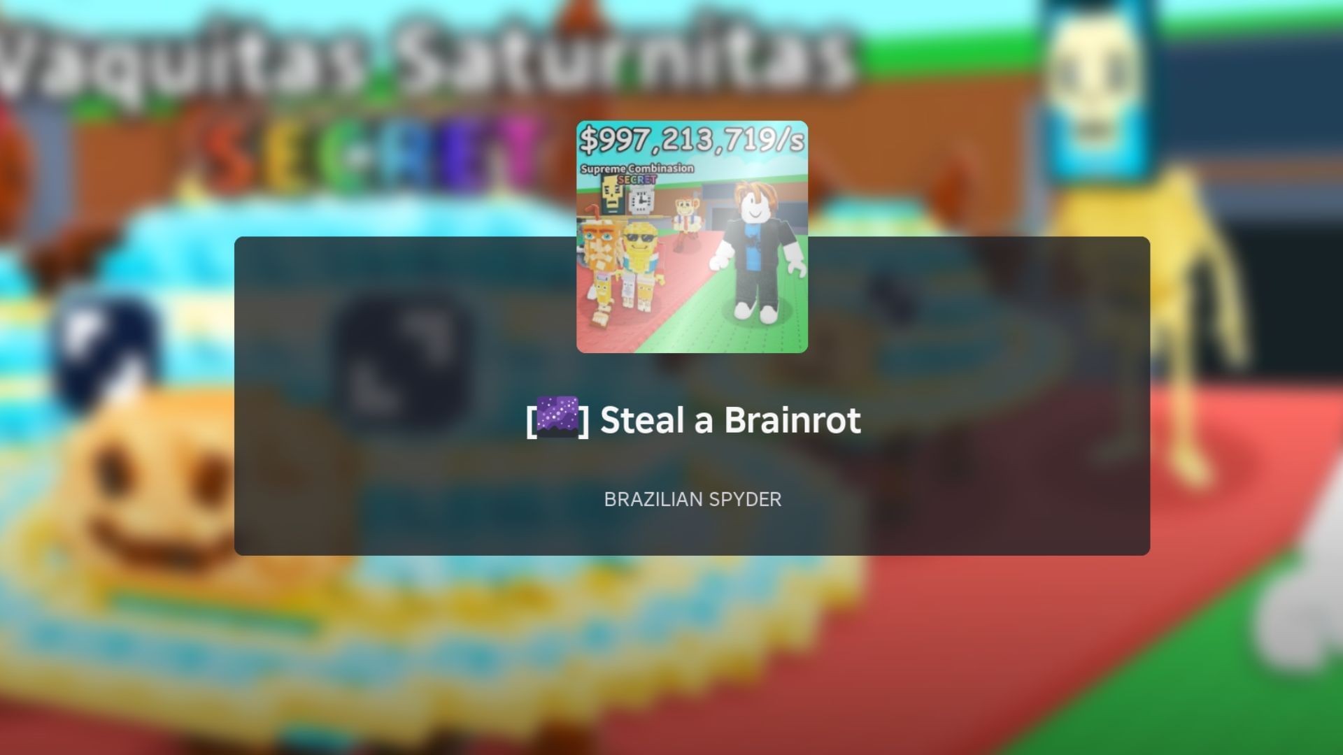 Steal a Brainrot loading screen