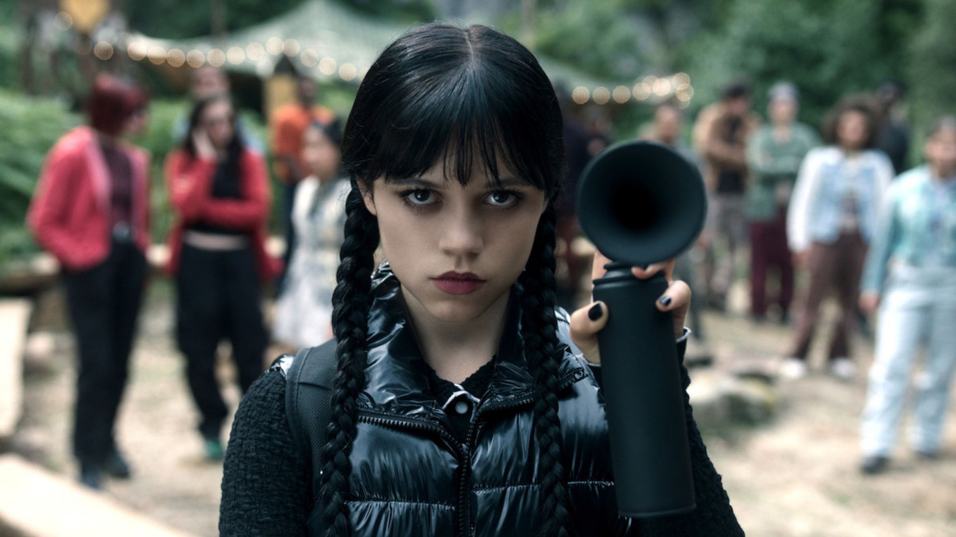 Wednesday always finds herself in some trouble whenever in Nevermore (Image via Netflix)